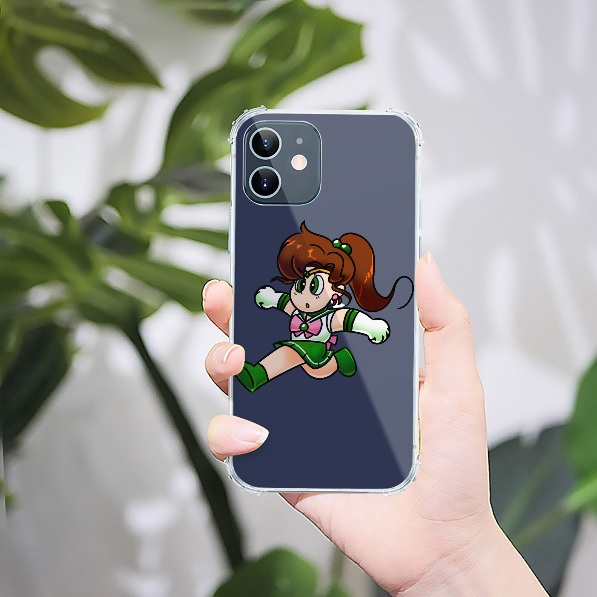 （画像用） 美少女戦士セーラームーン 木野 まこと きの まこと Sailor Moon Kino Makoto （セーラージュピター；Sailor Jupiter） 【iPhone 12シリーズ対応】透明スマホケース（クリアソフトケース）